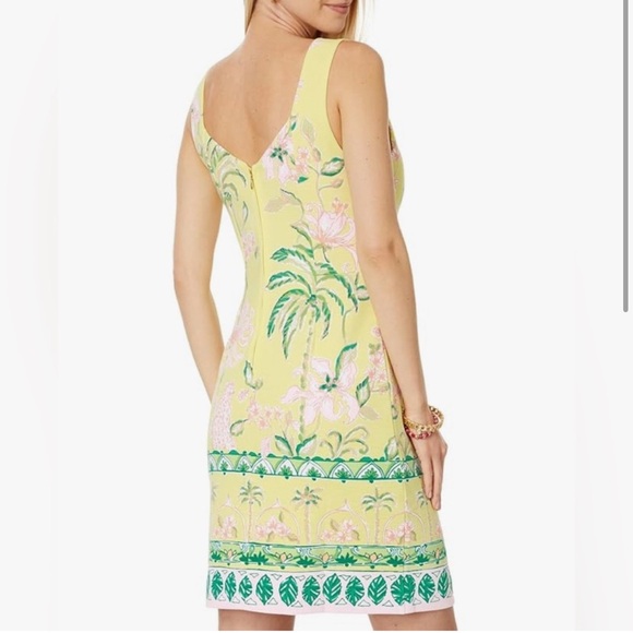 Lilly Pulitzer Yellow and Pink Tropical Dress - Picture 2 of 5